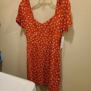 Orange sundress